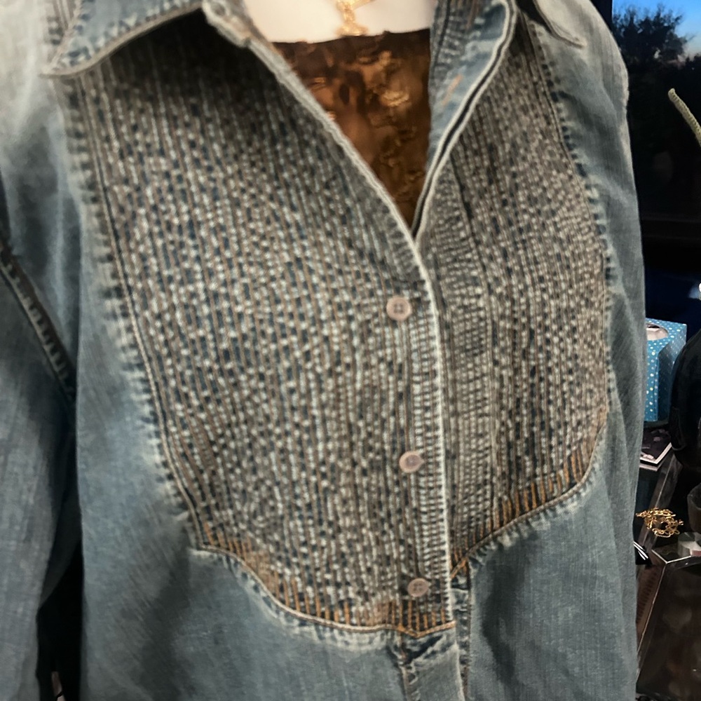 DKNY denim overshirt - Picture 4 of 6